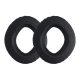 Set 2 Perne de urechi pentru casti Sennheiser PX360/MM550-X/MM450-X, Kwmobile, Negru, Piele ecologica, 45048.01