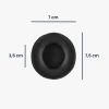 Set 2 Perne de urechi pentru casti AKG K518DJ/K81/K518LE, Kwmobile, Negru, Piele ecologica, 45051.01