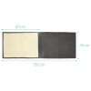 Protectie impotriva zgarieturilor pentru Pisici, 60x45 cm, Sisal, Gri, 45105.19.02