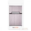 Husa pentru pachet de tigari 9 x 5.9 x 2.6 cm Pachet tigari, Kwmobile, Rose Gold, Aluminiu, 44702.81