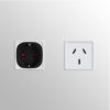 Set 2 Adaptoare de calatorie tip I pentru Australia, Kwmobile, Negru, Plastic, 45145.01