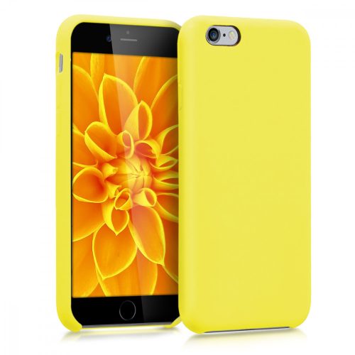 Husa Apple iPhone 6 / iPhone 6s, Silicon, Galben, 40223.75