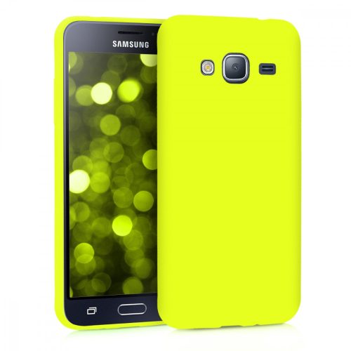 Husa Samsung Galaxy J3 (2016), Silicon, Galben, 45181.75