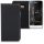 Husa Samsung Galaxy J3 (2016), Piele ecologica, Negru, 45157.01