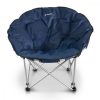 Scaun pliabil de exterior Navaris, Suporta pana la 150 kg, Captusit, Albastru, 45134.1.17