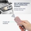 Husa Cheie Auto pentru Opel / Vauxhall - 2 Butoane, Piele ecologica, Roz, 43951.02