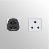 Set 2 Adaptoare de calatorie tip D pentru Emiratele Arabe Unite, Kwmobile, Negru, Plastic, 45236.05