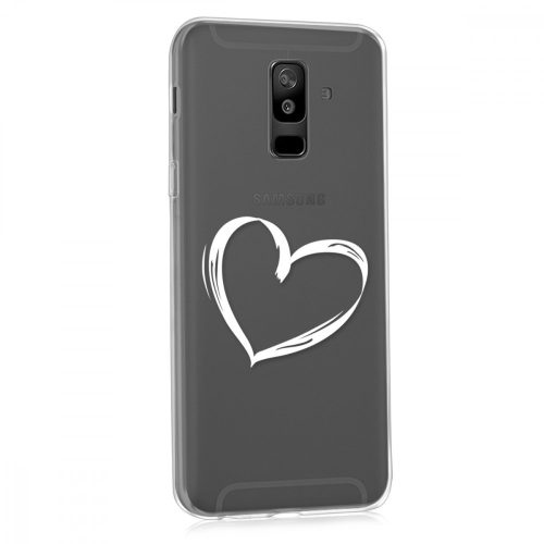 Husa Samsung Galaxy A6 Plus, Silicon, Alb, 45261.01