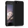 Husa Apple iPhone 5 / iPhone 5s / iPhone SE, Silicon, Negru, 42766.01