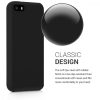 Husa Apple iPhone 5 / iPhone 5s / iPhone SE, Silicon, Negru, 42766.01