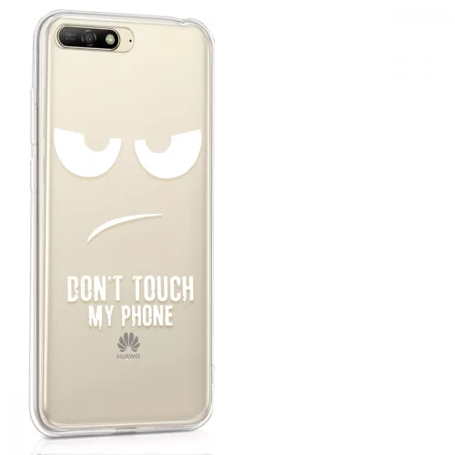 Husa Huawei Y6 (2018), Silicon, Alb, 44877.03