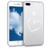 Husa Apple iPhone 8 Plus / iPhone 7 Plus, Silicon, Alb, 45352.01