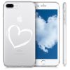 Husa Apple iPhone 8 Plus / iPhone 7 Plus, Silicon, Alb, 45352.01