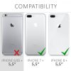 Husa Apple iPhone 8 Plus / iPhone 7 Plus, Silicon, Alb, 45352.01
