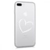 Husa Apple iPhone 8 Plus / iPhone 7 Plus, Silicon, Alb, 45352.01