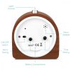 Ceas cu alarma analogic din lemn Snooze Retro, 45427.18