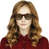 Ochelari de soare unisex Navaris, UV400, Bambus, Maro, 40731.05.05