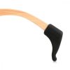 Set 4 Terminale anti-alunecare pentru ochelari, Kwmobile, Negru, Silicon, 45481.01