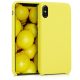 Husa Apple iPhone X / iPhone XS, Silicon, Galben, 42495.75