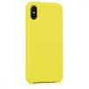 Husa Apple iPhone X / iPhone XS, Silicon, Galben, 42495.75