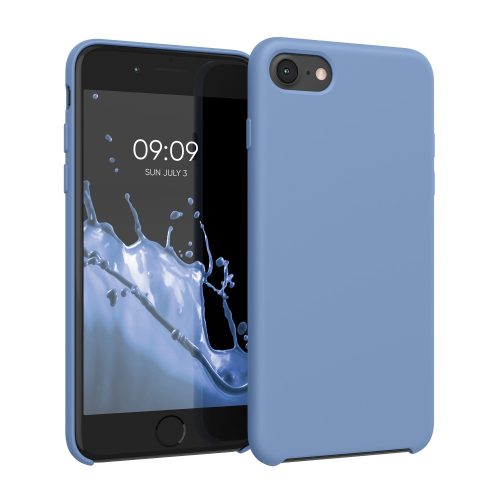 Husa Apple iPhone 8 / iPhone 7 / iPhone SE 2, Silicon, Albastru, 40225.113