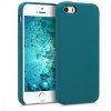 Husa Apple iPhone 5 / iPhone 5s / iPhone SE, Silicon, Albastru, 42766.57