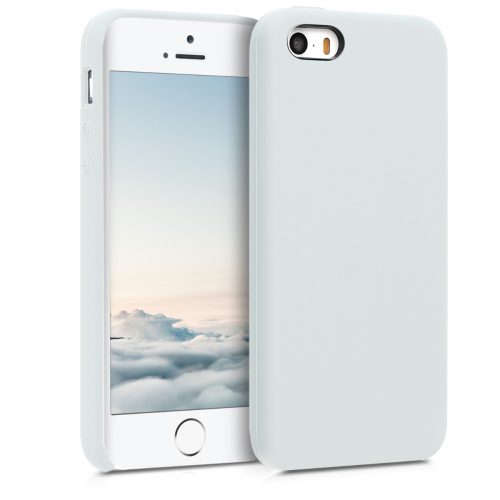 Husa Apple iPhone 5 / iPhone 5s / iPhone SE, Silicon, Alb, 42766.02