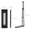 Lampa de birou pliabila cu LED si control tactil, Kwmobile, Negru, Aluminiu, 45535.01