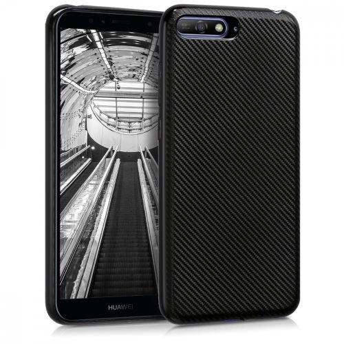 Husa Huawei Y6 (2018), Silicon, Negru, 45556.01