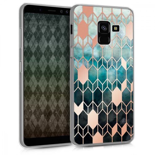 Husa Samsung Galaxy A8 (2018), Silicon, Multicolor, 45465.02