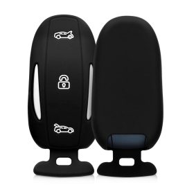   Husa Cheie Auto pentru Tesla - Model X, Silicon, Negru, 45661.01