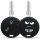 Husa Cheie Auto pentru Smart - 3 Butoane, Silicon, Negru, 45658.01