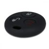 Husa Cheie Auto pentru Smart - 3 Butoane, Silicon, Negru, 45658.01