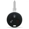 Husa Cheie Auto pentru Smart - 3 Butoane, Silicon, Negru, 45658.01