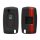 Husa Cheie Auto pentru Peugeot / Citroen - 2 Butoane, Silicon, Negru, 45652.01
