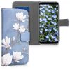 Husa Samsung Galaxy A8 (2018), Piele ecologica, Albastru, 45633.01