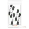 Set 10 Adaptoare conector BNC cu 5 x mascul 5 x femela, Kwmobile, Multicolor, Metal, 45685.01