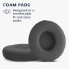 Set 2 Perne de urechi pentru casti Bose Solo 2 Wireless/Solo 3, Kwmobile, Gri, Piele ecologica, 44516.19