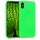 Husa Apple iPhone X / iPhone XS, Silicon, Verde, 43940.44