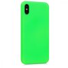 Husa Apple iPhone X / iPhone XS, Silicon, Verde, 43940.44