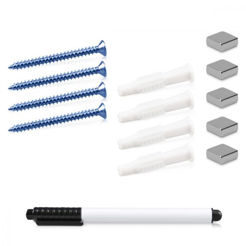 Tabla magnetica Navaris, 90 x 60 cm, marker, 5 magneti, 45723.02