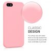 Husa Apple iPhone 5 / iPhone 5s / iPhone SE, Silicon, Roz, 42766.110