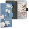 Husa Sony Xperia XA2, Piele ecologica, Albastru, 44294.02