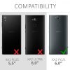 Husa Sony Xperia XA2 Plus, Piele ecologica, Negru, 45821.01