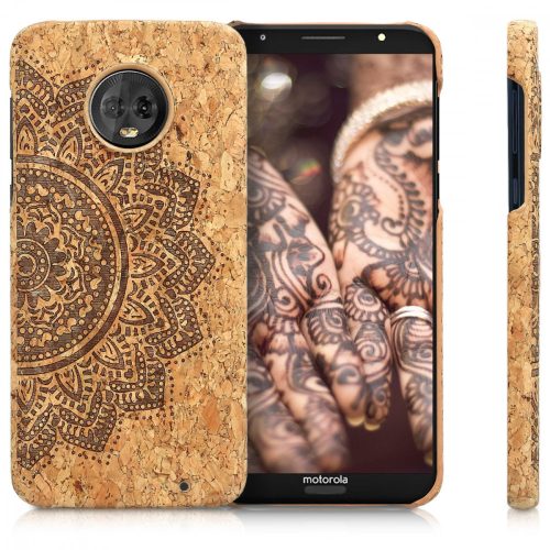 Husa Motorola Moto G6 Plus, Pluta, Maro, 45778.01