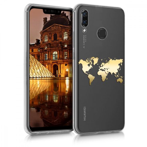 Husa Huawei Nova 3, Silicon, Gold, 45764.01