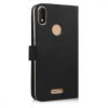 Husa Wiko View Max, Piele ecologica, Negru, 45875.01