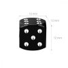 Set 5 Capace pentru valva , Kwmobile, Negru, Metal, 45855.01