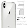 Set 3 Folii de protectie pentru Apple iPhone XS Max, kwmobile, Spate, Transparenta, 45920.5