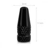Set 5 Capace pentru valva , Kwmobile, Negru, Metal, 45929.01